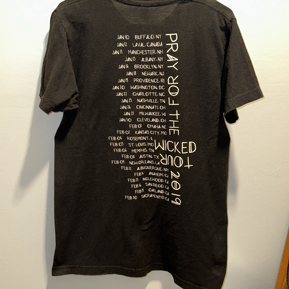 PANIC AT THE DISCO Pray For The Wicked Short Sleeve Concert Tour T-Shirt MED - Picture 2 of 6